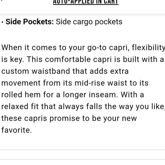 Lee Relaxed Fit 1989 Capri Pants‎ Womens Sz 12 Straight Leg Flap Pockets Stretch - Picture 14 of 14